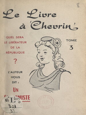 cover image of Le livre à Chevrin (3)